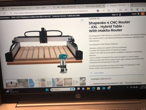 Cnc mechine shapeoko xxl - mechine,